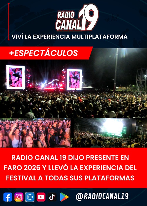Radio Canal 19 dijo presente en FARO 2026 y llev&oacute; la experiencia del festival a todas sus plataformas