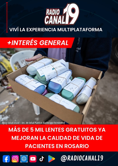 M&aacute;s de 5 mil lentes gratuitos ya mejoran la calidad de vida de pacientes en Rosario
