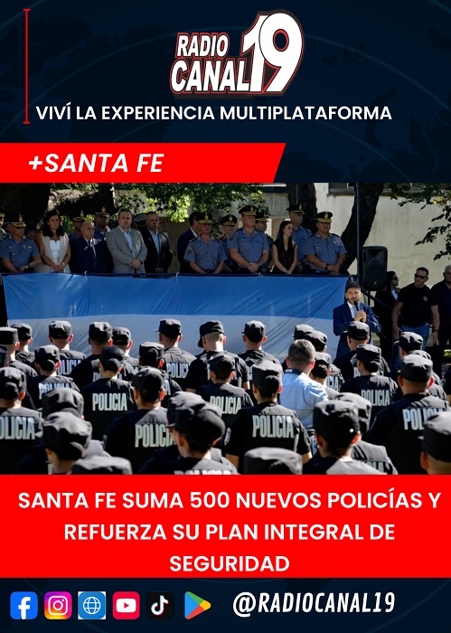 Santa Fe suma 500 nuevos polic&iacute;as y refuerza su plan integral de seguridad