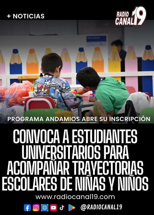 Rosario convoca a estudiantes universitarios para acompa&ntilde;ar trayectorias escolares de ni&ntilde;as y ni&ntilde;os