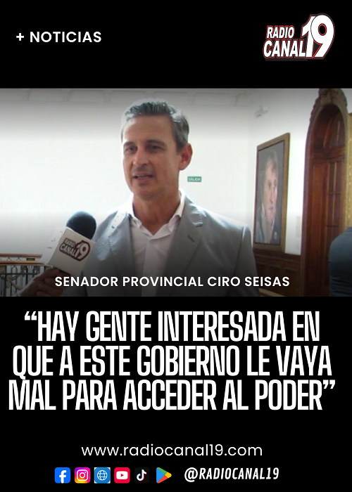 &ldquo;Hay gente interesada en que a este gobierno le vaya mal para acceder al poder&rdquo;