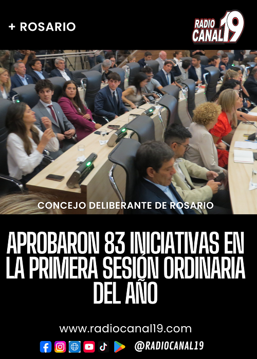 El Concejo Municipal aprob&oacute; 83 iniciativas en la primera sesi&oacute;n ordinaria del a&ntilde;o