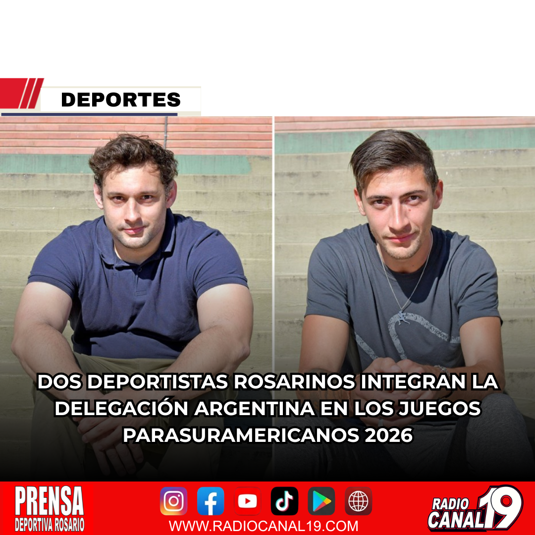 Dos deportistas rosarinos integran la delegaci&oacute;n argentina en los Juegos Parasuramericanos 2026