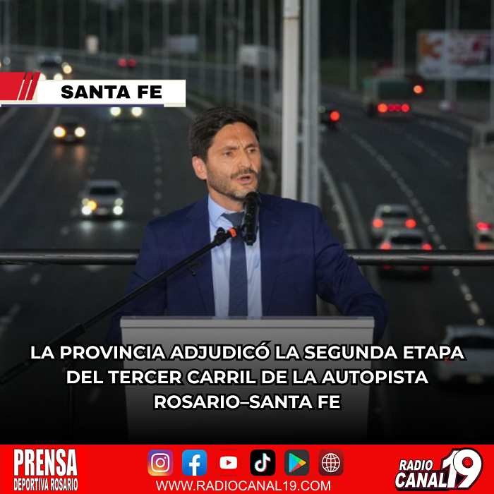La Provincia adjudic&oacute; la segunda etapa del tercer carril de la Autopista Rosario&ndash;Santa Fe