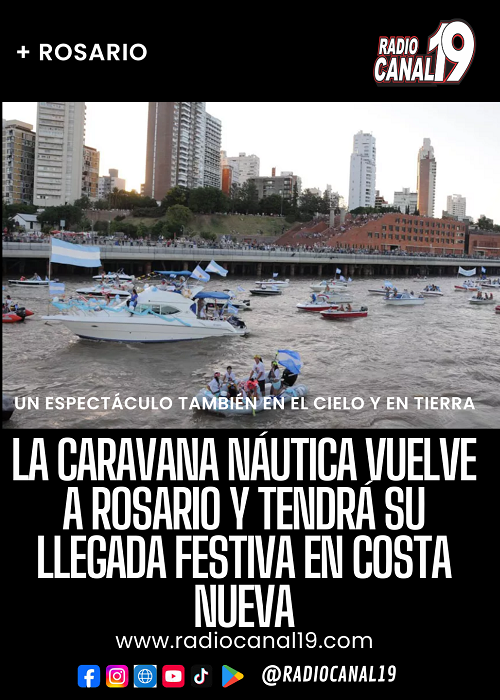 La Caravana N&aacute;utica vuelve a Rosario y tendr&aacute; su llegada festiva en Costa Nueva