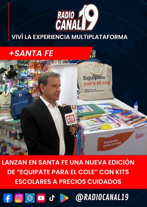 Lanzan en Santa Fe una nueva edici&oacute;n de &ldquo;Equipate para el cole&rdquo; con kits escolares a precios cuidados