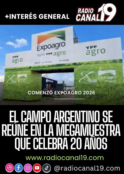 Comenz&oacute; Expoagro 2026: el campo argentino se re&uacute;ne en la megamuestra que celebra 20 a&ntilde;os