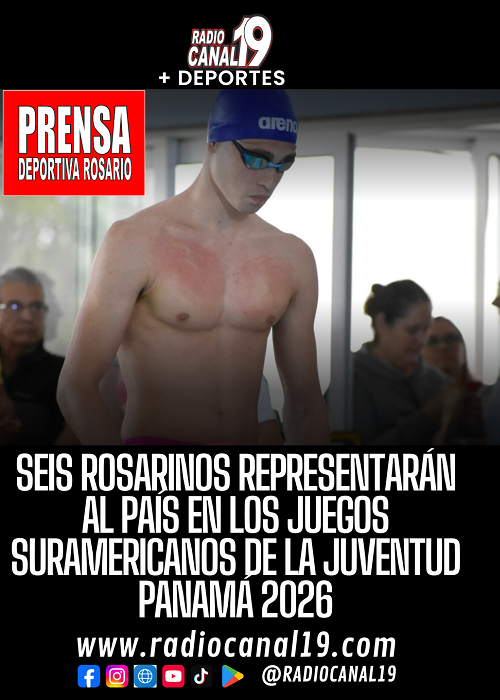 Seis rosarinos representar&aacute;n al pa&iacute;s en los Juegos Suramericanos de la Juventud Panam&aacute; 2026