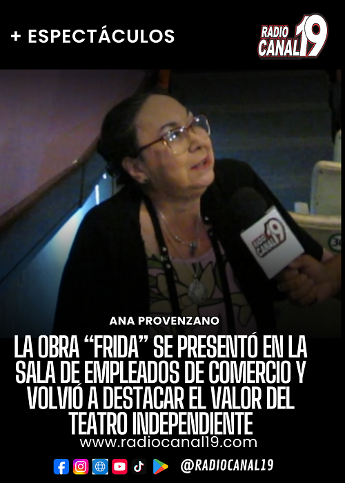 La obra &ldquo;Frida&rdquo; se present&oacute; en la sala de Empleados de Comercio y volvi&oacute; a destacar el valor del teatro independiente