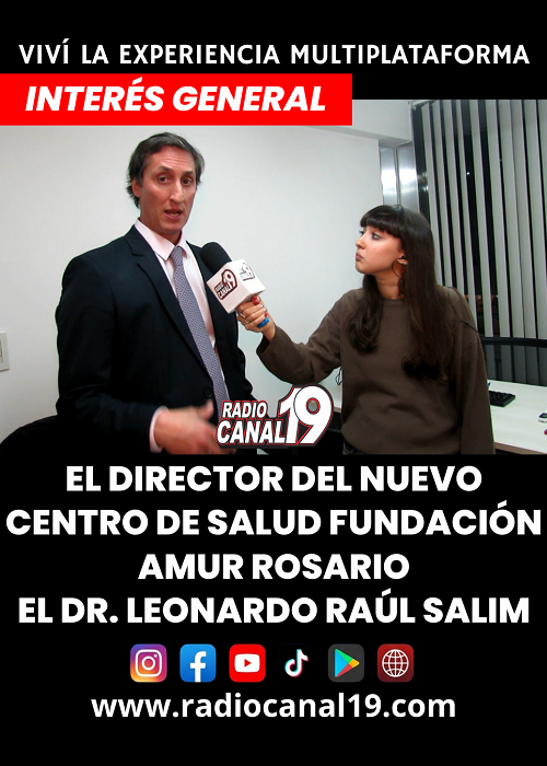 EL DIRECTOR DEL NUEVO CENTRO DE SALUD FUNDACI&Oacute;N AMUR ROSARIO EL DR. LEONARDO RA&Uacute;L SALIM