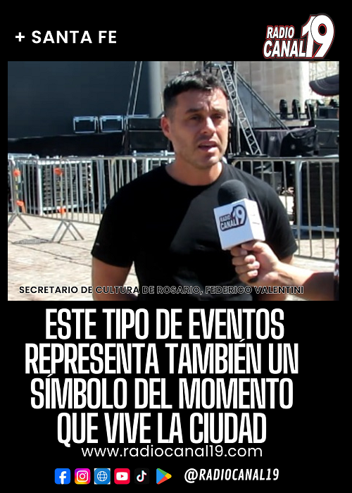 Federico Valentini "este tipo de eventos representa tambi&eacute;n un s&iacute;mbolo del momento que vive la ciudad"