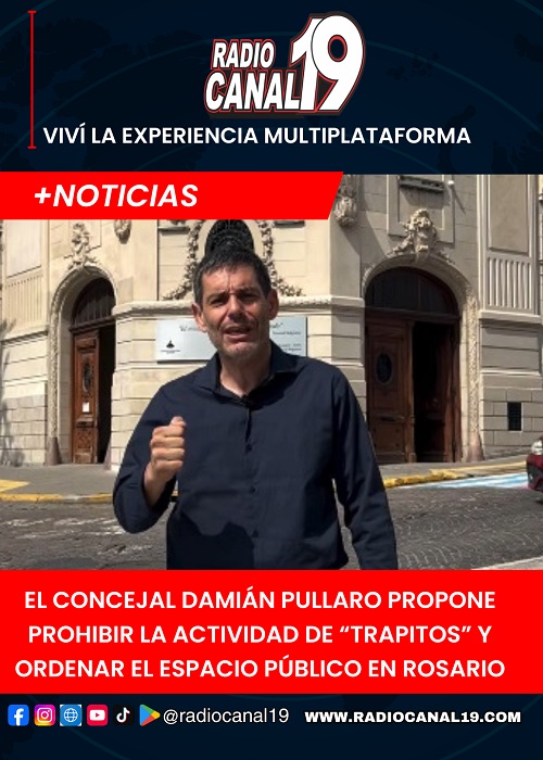 El concejal Dami&aacute;n Pullaro propone prohibir la actividad de &ldquo;trapitos&rdquo; y ordenar el espacio p&uacute;blico en Rosario