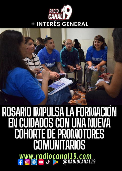 Rosario impulsa la formaci&oacute;n en cuidados con una nueva cohorte de promotores comunitarios