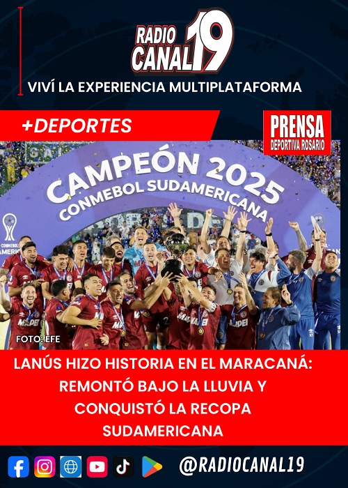 Lan&uacute;s hizo historia en el Maracan&aacute;: remont&oacute; bajo la lluvia y conquist&oacute; la Recopa Sudamericana