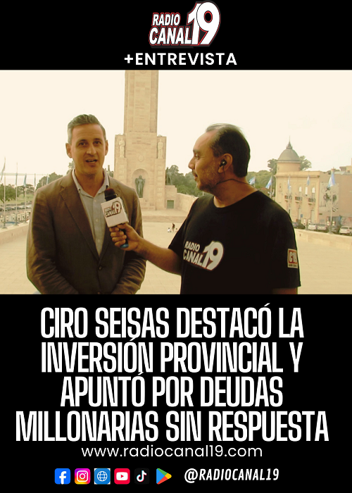 Ciro Seisas destac&oacute; la inversi&oacute;n provincial y apunt&oacute; por deudas millonarias sin respuesta